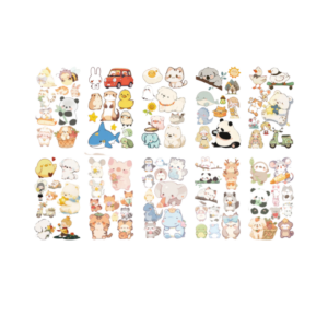 Cartoon Animal Theme Tattoo Stickers